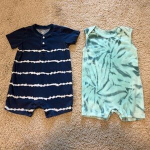 Bundle of 2 Cotton Baby/Toddler Rompers